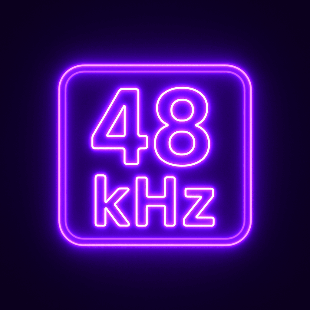 48 kHz Sampling
